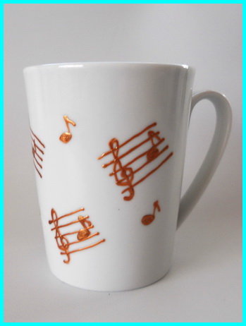 Hrnek 250 ml - noty nejen pro muzikanty