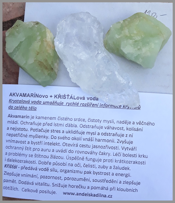Akvamarínová voda 